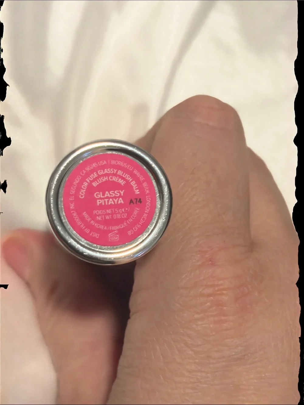Haus Labs Color Fuse Glassy Blush Balm stick Glassy Pitaya